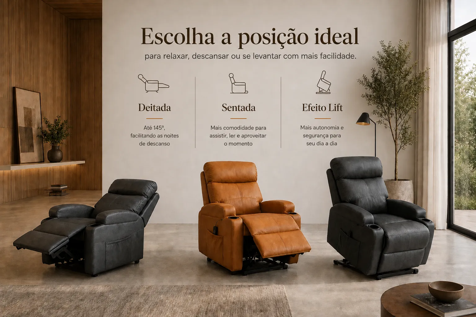 Poltronas motorizadas Pós Poltronas Teresópolis